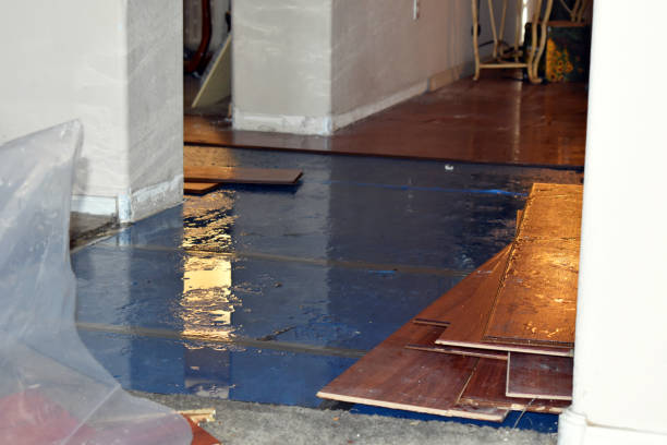 Professional Water Damage Restoration technician working in Oakhurst, CA